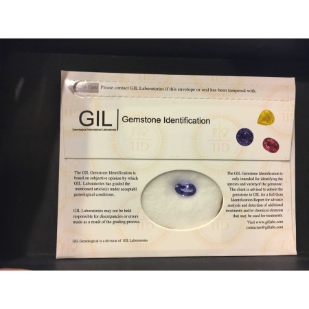 NATURAL CERTIFIED TANZANITE 3.30 CARATS L 3.00 2.00