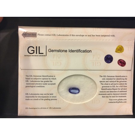 TANZANITE CERTIFIÉE NATURELLE 2,33 CARATS L 3,00 2,00