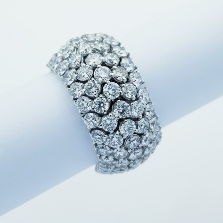 Bague en Or 18 carats avec Diamants Certifiés-Modèle (Marseille)