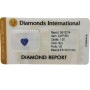 Blue Sapphire Heart Cut 1.30 ct Certified in Sealed Blister