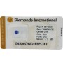 Tanzanite Coupe Ronde 0,56 ct Certifiée sous Blister scellé