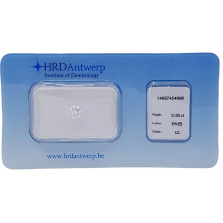 DIAMOND CERTIFIED HRD 0.30 IF E - REP.14037454068