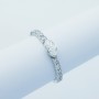 Anello in Oro 18 kt con Diamanti Certificati - Modello (Navetta)