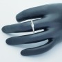 Anello in Oro 18 kt con Diamanti Certificati - Modello (Navetta)