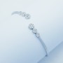 Bracelet in 18 kt White Gold and Diamonds 0.68 ct Total - Model (Magic)