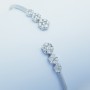 Bracelet in 18 kt White Gold and Diamonds 0.68 ct Total - Model (Magic)