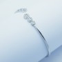 Bracelet in 18 kt White Gold and Diamonds 0.68 ct Total - Model (Magic)