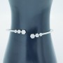Bracelet in 18 kt White Gold and Diamonds 0.68 ct Total - Model (Magic)