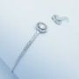 Bracelet in 18 kt White Gold and Diamonds 0.78 ct Total - Model (Anvil and Hammer)