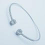 Bracelet in 18 kt White Gold and Diamonds 0.78 ct Total - Model (Anvil and Hammer)