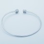 Bracelet in 18 kt White Gold and Diamonds 0.78 ct Total - Model (Anvil and Hammer)