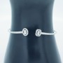 Bracelet en or blanc 18 carats et diamants 0,78 ct total - Modèle (Enclume et Marteau)