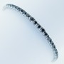 TENNIS BRACELET in 18 kt GOLD with CERTIFIED DIAMONDS 9.15 ct Totals