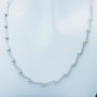 Collana in Oro Bianco 18kt e Diamanti Certificati - Modello (Supra)