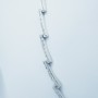Collier en or blanc 18kt et diamants certifiés - Modèle (Supra)