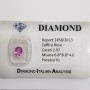 PINK SAPPHIRE OVAL CUT 2.97 ct in BLISTER CERTIFIED