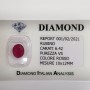 OVAL RUBY 6.42 CARAT in CERTIFIED BLISTER