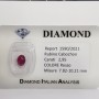 CABOCHON DE RUBIS CERTIFIÉ 2,95 CARAT en BLISTER