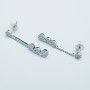 ORECCHINI DIAMANTI PENDENTI in ORO 18 kt 0.65 ct Tot. - Modello (MAGIC)
