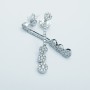 18 kt GOLD DIAMOND EARRINGS 0.65 ct total - Model (MAGIC)
