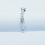 Anello in Oro 18kt con Diamanti Certificati - Modello (Virgole)
