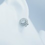 18 kt GOLD DIAMONDS POINT LIGHT EARRINGS 1.95 ct Total - Model (Light)