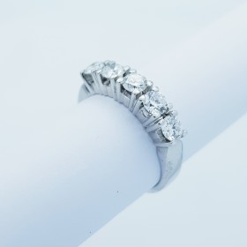 VERETTA RING with DIAMONDS Total Carats 2.00 Purity VS Colour E
