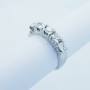 ANELLO VERETTA con DIAMANTI da Carati Totali 2.00 Purezza VS Colore E