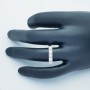 BAGUE VERETTA avec DIAMANTS Total Carats 2.00 Pureté VS Couleur E