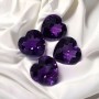 AMETHYST CUT HEART BRIOLE POIDS 1.60 ct 8x8 mm