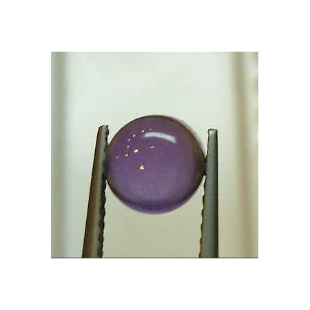 AMETHYST ROUND CUT CABOCHON1,20 CARATS, MEASURES 6 MM