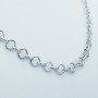 Collier en or blanc 18kt et diamants certifiés - Modèle (Cupra)