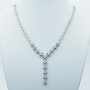 Collana in Oro Bianco 18kt e Diamanti Certificati - Modello (Cupra)