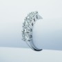 BAGUE VERETTA avec 5 DIAMANTS Total Carats 2.00