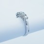 VERETTA RING with 5 DIAMONDS Total Carats 1.15