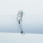 Trilogy Ring in 18kt Gold with Certified Diamonds 0.50ct Total - Model (Trilogy)