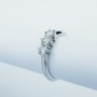 Anello Trilogy in Oro 18kt con Diamanti Certificati 0.50ct Totali - Modello (Trilogy)