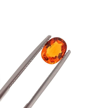 ORANGE SAPPHIRE OVAL CUT 0.30 Carats 5x4 mm