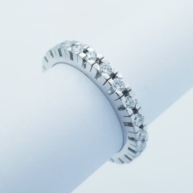 VERETTA ETERNITY RING with CERTIFIED DIAMONDS 1.50 ct Total