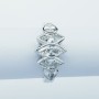 18kt Gold Ring with Certified Diamonds - Model (Tribo)