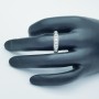 BAGUE D'ÉTERNITÉ VERETTA avec DIAMANTS CERTIFIÉS 2,25 ct Total