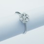 ANELLO in ORO BIANCO 18kt con DIAMANTI 0.72 ct Totali - Modello (MAGIC)