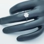 18kt WHITE GOLD RING with DIAMONDS 0.72 ct Total - Model (MAGIC)