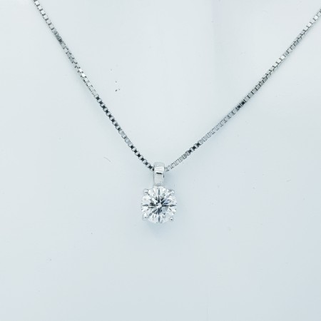 18 kt OR BLANC DIAMANT POINT DE LUMIERE HORLOGE 18 kt 0.75 ct G VS1