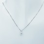 18 kt WHITE GOLD DIAMOND POINT OF LIGHT CLOCK 18 kt 0.75 ct G VS1