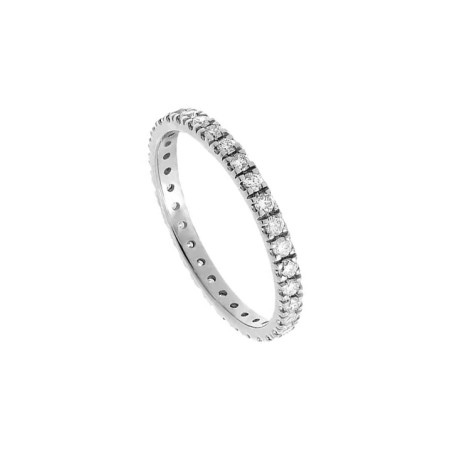 ANELLO VERETTA ETERNITY con DIAMANTI CERTIFICATI 1.00 ct Totale