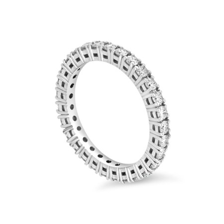 ANELLO VERETTA ETERNITY con DIAMANTI CERTIFICATI 1.00 ct Totale