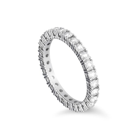 ANELLO VERETTA ETERNITY con DIAMANTI CERTIFICATI 2.00 ct Totale