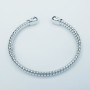 18 kt Gold Bracelet with Certified Sapphires and Diamonds - Model (Queen)