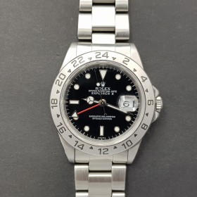 Rolex Explorer II 16570 40mm Only swiss Good Condition Stahl Steel 1596
